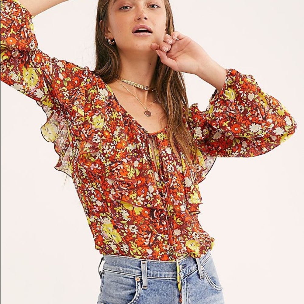 Free People Say It To Me Bodysuit